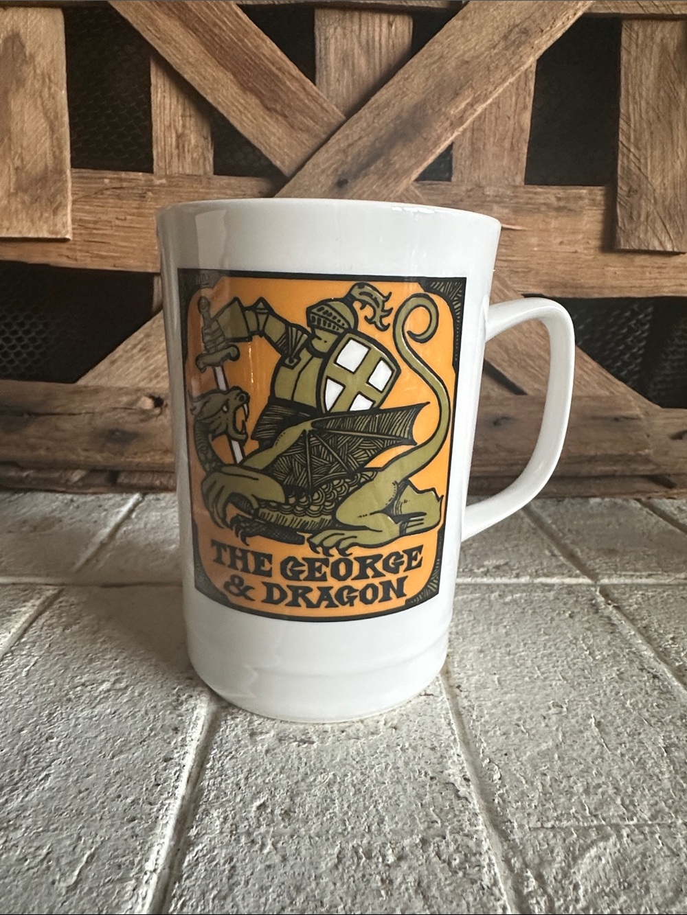The George & Dragon, Toyal Windsor Bone China mug